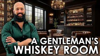 Watch me Create a Masculine Whiskey Room