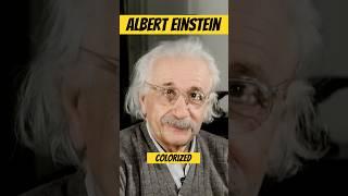 Albert Einstein in 1955 colorized ️ What would you say to him?