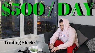 How To Make $500+ Day Trading Stocks From Home (The Zed Monopoly Trading Strategy)