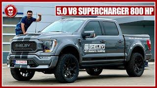 MOARTE ELECTRICELOR! SHELBY F-150 SUPER SNAKE OFF-ROAD 5.0 V8 SUPERCHARGED 800 CP, 160.000 EURO +TVA