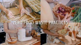 Zero food waste practice tips in daily life, zero waste routine | 4K vlog #81