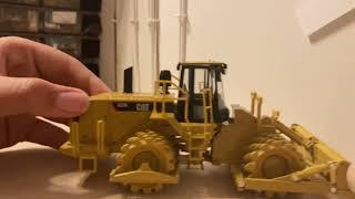 1/50 scale cat 825h soil compactor review!