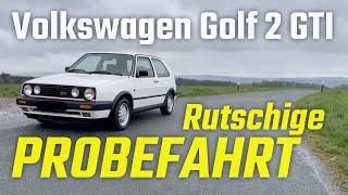 VW Golf 2 GTI (1990) Vollgas bei Regen – Classic Volkswagen Joyride #mk2gti #vwgti #vwscene