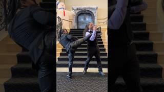 Fik-Shun vs David  Did we just become best friends?! #fight #movie #outfit #suit #fikshun