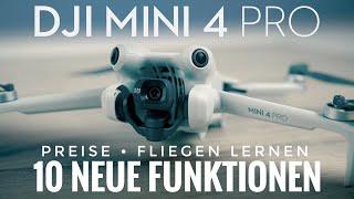 DJI Mini 4 Pro Deutsch - Preise, Kameravergleich und viele neue Funktionen der 250g Drohne