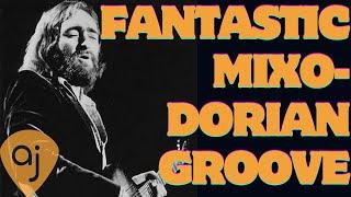 Fantastic Mixo Dorian Groove | Guitar Backing Track (A Mixolydian / Dorian / 82 BPM)