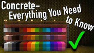 Minecraft Concrete Quick Guide #Shorts