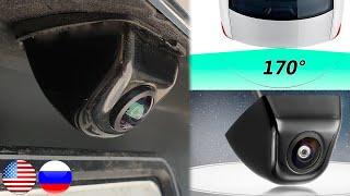 How to Install Rear AHD 1080P Fisheye Camera 175° to Your Car / Install Backup Camera on Mercedes