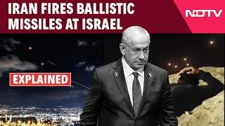 Iran Fires Missiles At Israel | Iran Fires Ballistic Missiles At Israel | Iran Missile Attack Video