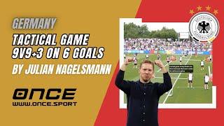 Germany - tactical game 9v9+3 on 6 goals by Julian Nagelsmann