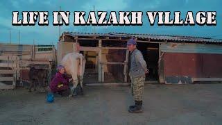 Country where people eat horse meat | Simple life in kazakh village