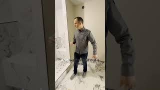 Mastering Space in this AMAZING High Rise Condo Bathroom Reconfiguration!