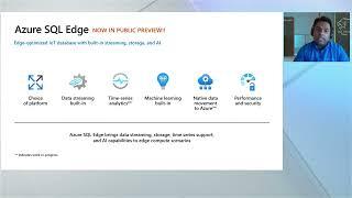 Microsoft Build 2020 Using Azure SQL Edge to build smarter renewable energy solutions