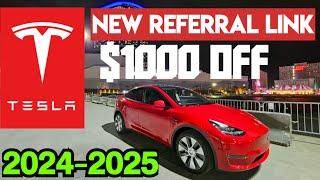 TESLA $1000 OFF REFERRAL LINK 2024-2025