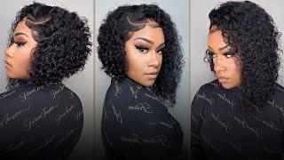 How To Do Wavy Bob Quick Weave Wig With Closure & Bundles Hair Bundles Tutorial For Beginners