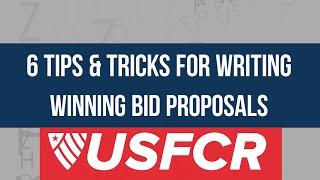 Write Winning Bid Proposals on Federal Contracts: 6 Tips & Tricks from the Other Side