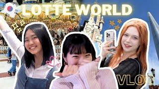 Going to Lotte World for FREE as part of our Korean language course excursion!  (+vlog in Korean?!)