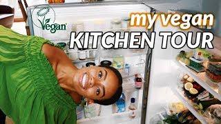 VEGAN KITCHEN TOUR | What's In My Vegan Kitchen | What Vegans Eat