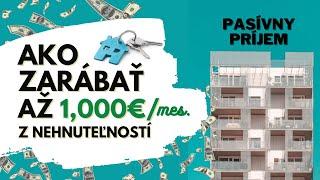 Ako zarobiť na prenájme | Aký byt zarobí najviac | Pasívny príjem | Reality a financie | 2.Diel