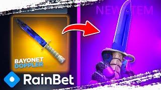 I GOT $500 BAYONET ON RAINBET ! RAINBET PROMO CODE 2024 ! RAINBET CASE BATTLES 2024 ! CS2 2024 !