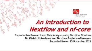 An Introduction to Nextflow and nf-core