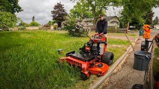 Mowing Tall Grass + HUGE Mail Call | Week In The Lawn Care Life #2