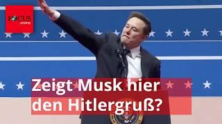 Zeigt Musk hier den Hitlergruß? Video von Trumps Amtseinführung sorgt für Wirbel