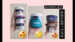 Bluebird Art Supply Haul+Review