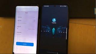 First IOTA Chrysalis transaction on a mobile phone