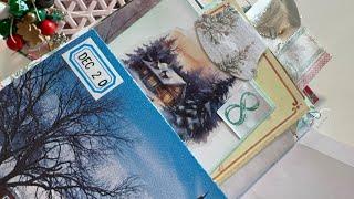 Using vintage cards in junk journal / day 8 of 12 days of journaling