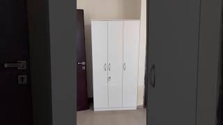 Wooden Street Kayden 3 Door Wardrobe #amazon #woodenstreet #furniture #unboxing #wardrobe #review