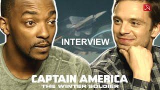 Anthony Mackie & Sebastian Stan CAPTAIN AMERICA: THE WINTER SOLDIER Interview (2014) // Marvel