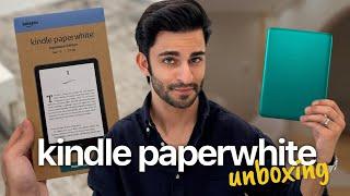 Kindle Paperwhite (2024) Signature Edition Unboxing & First Impressions | Metallic Jade 