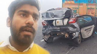 Tata Driver Casually Records Video after a Dangerous Crash 