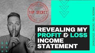 How Much Profit Does An Amazon FBA Business Make??? Income Statement REVEAL From Selling on Amazon