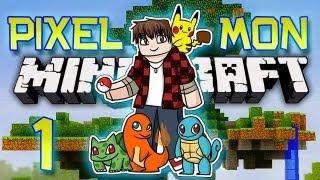 Minecraft: Pixelmon Let's Play w/Mitch! Ep. 1 - CHOOSE YOUR POKEMON! (Pokemon Mod)