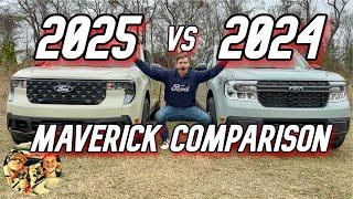 2025 vs 2024 FORD MAVERICK: BIG CHANGES or SAME TRUCK? FULL COMPARISON & MUST-KNOW UPGRADES!