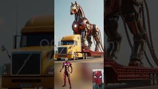 Avengers superheroes giant horse is captured  Marvel & DC #marvel #avengers#shorts#robot