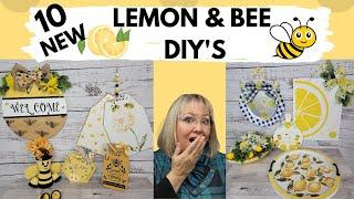 **10 NEW*** LEMON & BEE DIY'S/ SWEET LEMON KISSES & HONEY BEE WISHES COLLABORATION