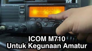 Menggunakan ICOM M710 Sebagai Radas Amatur? Cara simpan frekuensi dan seumpamanya