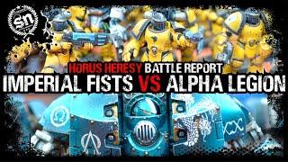 Imperial Fists vs Alpha Legion - Horus Heresy (Battle Report)