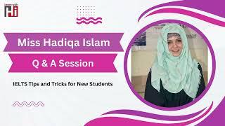 IETLS Question & Answer | IELTS | Miss Hadiqa Islam | Learn With HI #learnwithhi #ieltstips