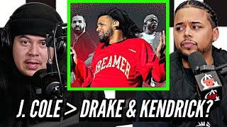 "COLE RAPS THE BEST!" Who Is The Better Rapper, Drake, Kendrick Lamar or J  Cole? | CAP Clips