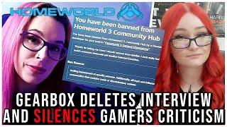 Gearbox DELETES Homeworld 3 Narrative Consultant Interview! BANS Critical Gamers On Steam & Reddit