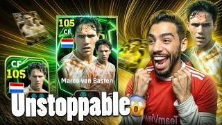 VAN BASTEN 105 GAMEPLAY REVIEW  UNBELIEVABLE FINISHERS  EFOOTBALL 25 MOBILE