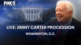 LIVE: President Jimmy Carter's procession to Washington, D.C.