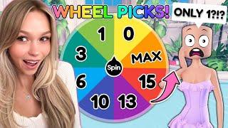 Wheel Picks How Many Items I Wear In Dress To Impress