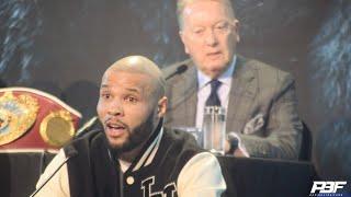 WOW! CHRIS EUBANK JR RAGES AT EDDIE HEARN AND FRANK WARREN IN EXPLOSIVE PRESS CONFERENCE RANT