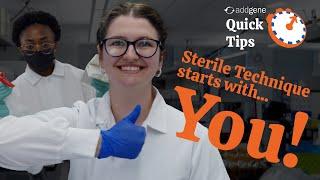 Sterile Technique Prep - Addgene's Quick Tips