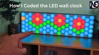 INTERACTIVE LED WALL & CLOCK! (Arduino Project: Code Explained)